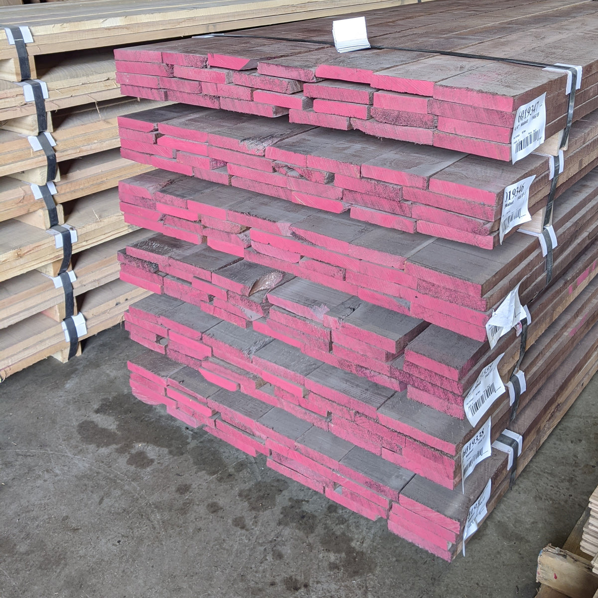The Rough Hardwood Lumber Available in Packs of The Hardwood Mall