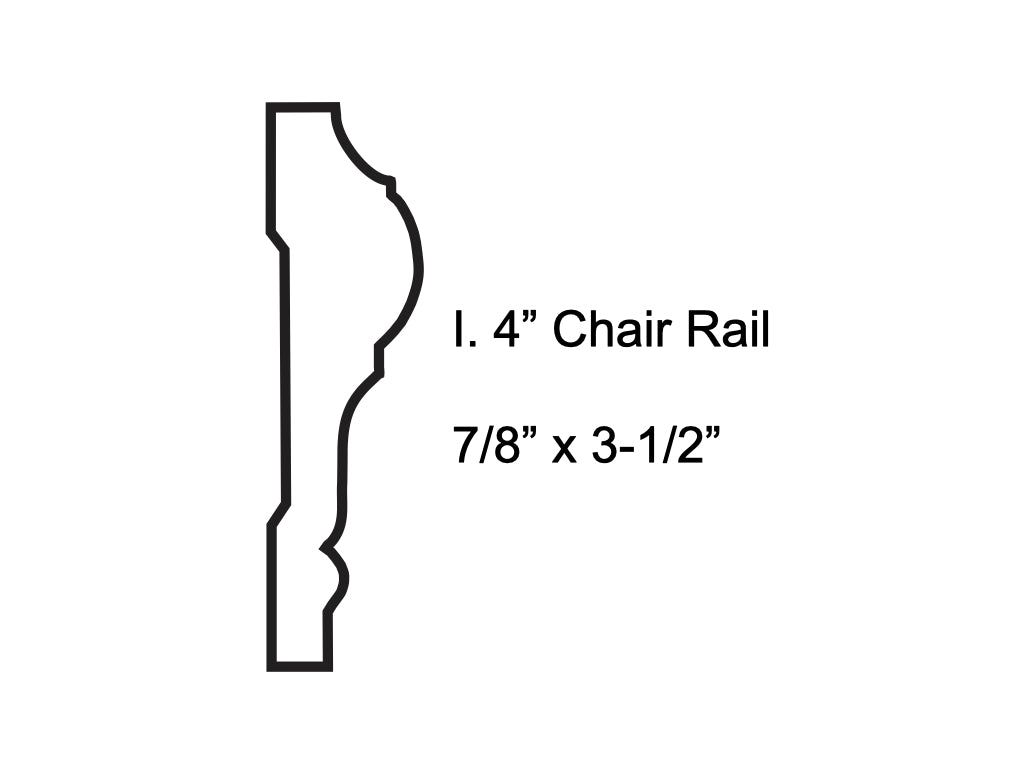 Wood Chair Side Rails Chair Rail – The Hardwood Mall