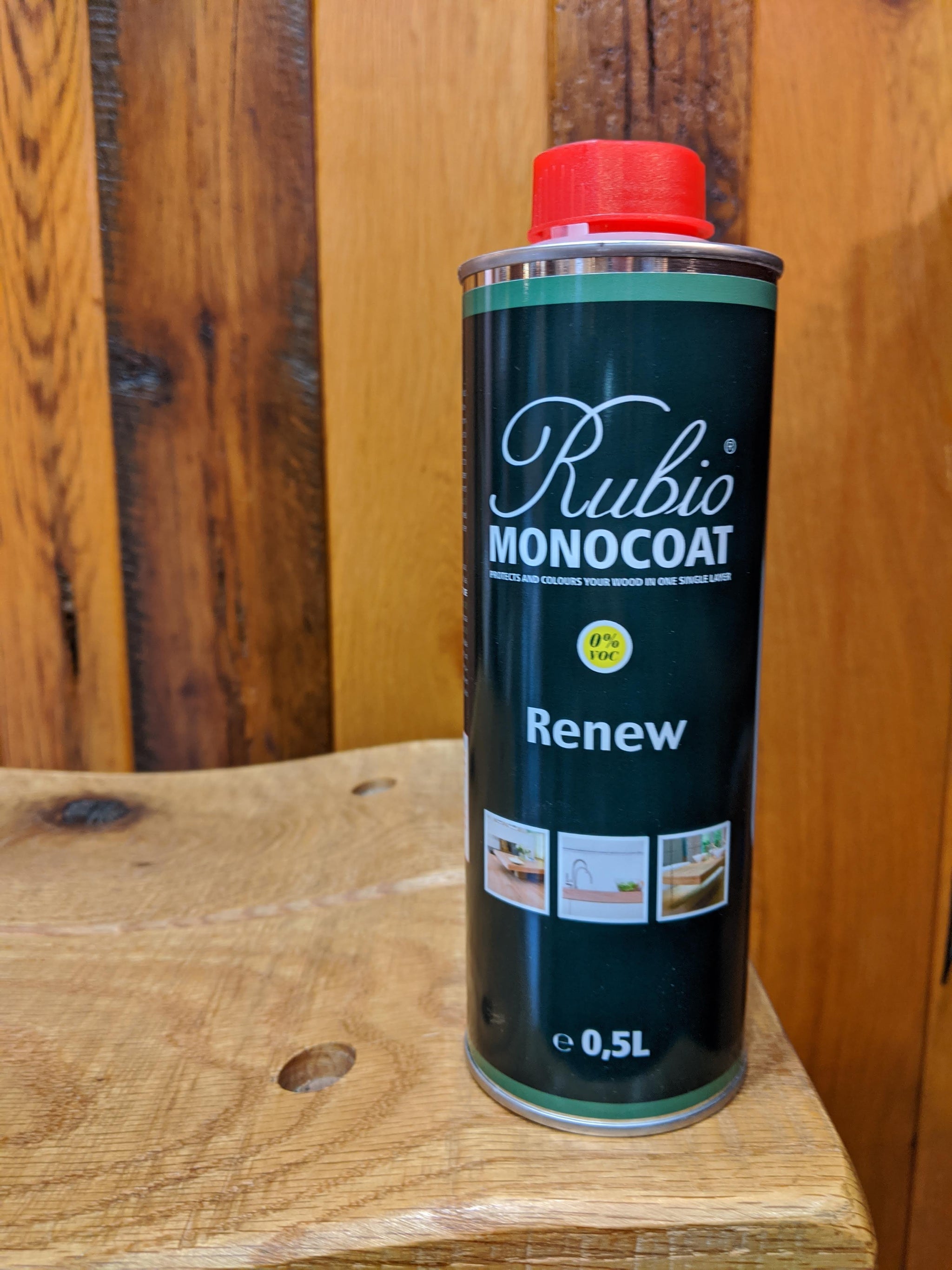 Rubio Monocoat Renew – Clear Wood Maintenance Oil For Indoor Floors & Surfaces (Covers 500 Ft², 0.5L)